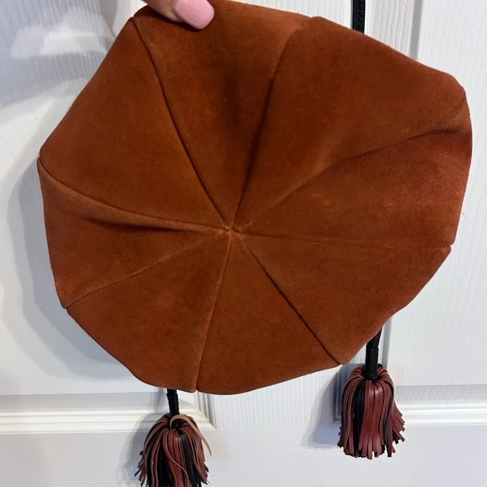 Ulla Johnson, Brea Bucket Bag in Burnt Orange